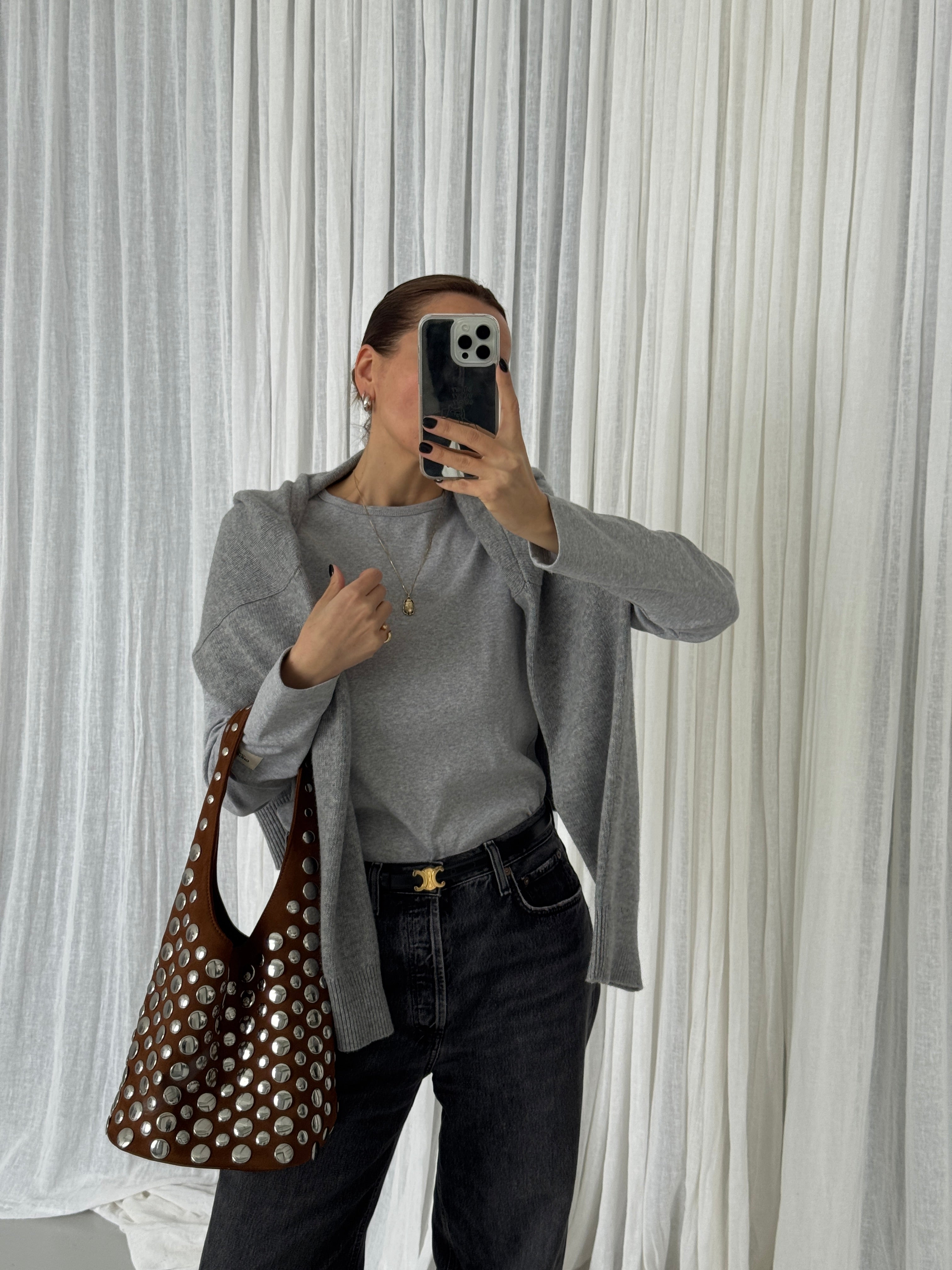 HEY SOHO RIB LONGSLEEVE light grey melange