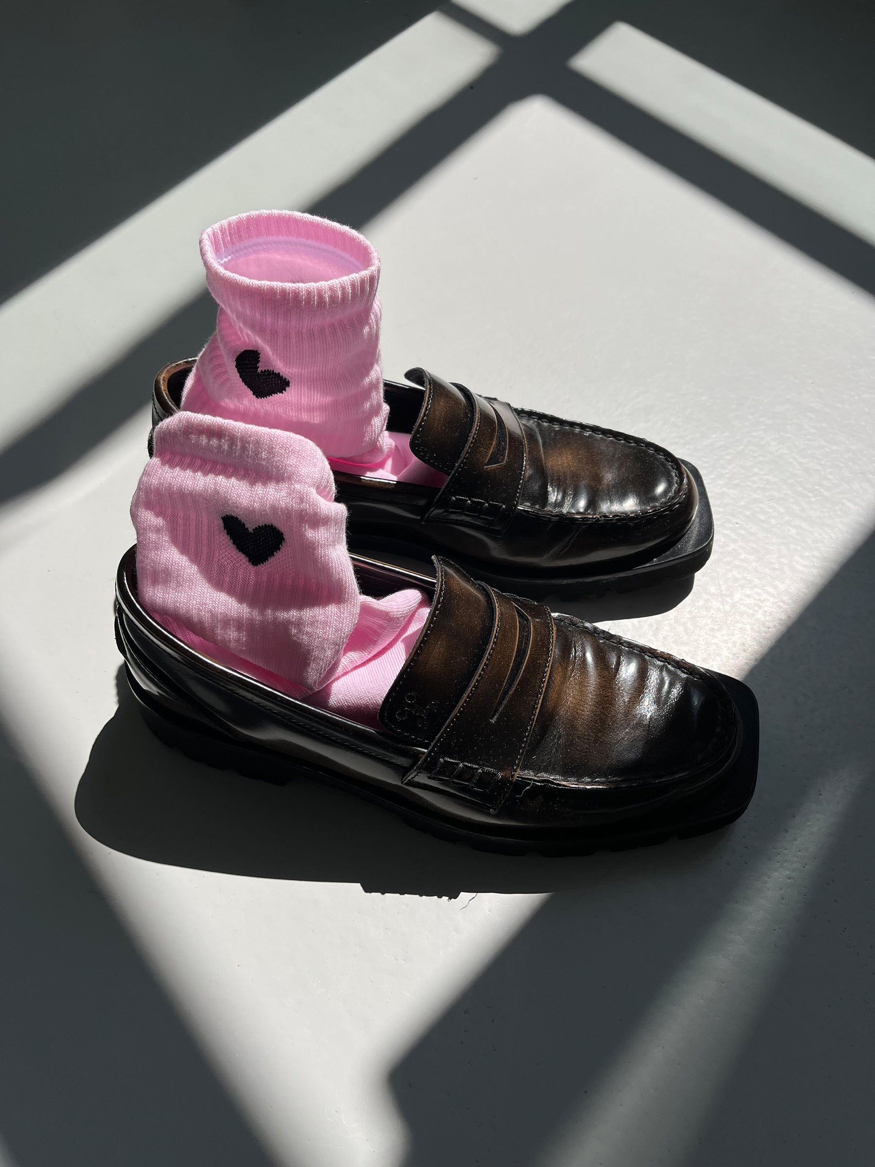 BLACK HEART Socken