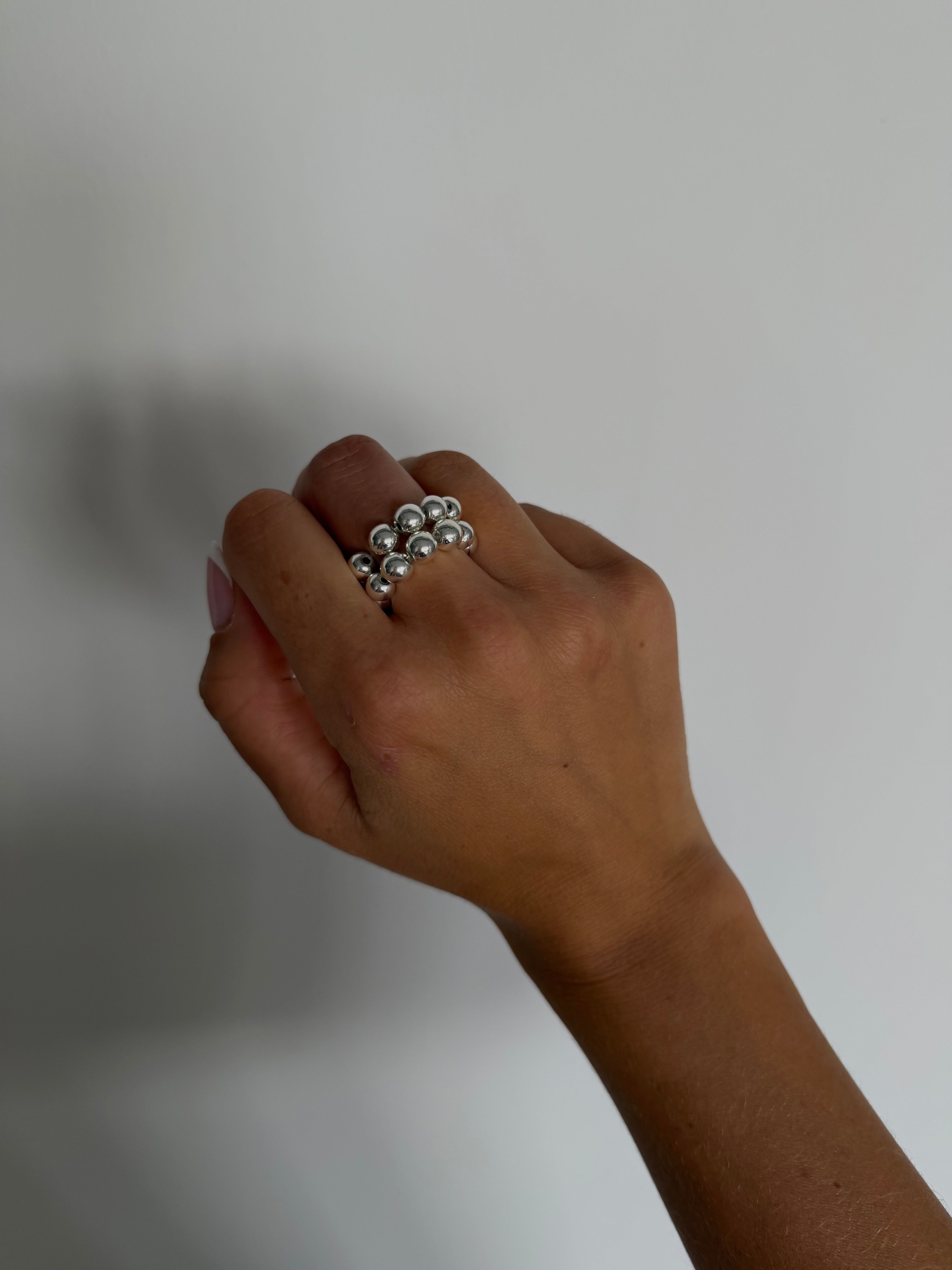 HEY SOHO Silver Bubble Ring