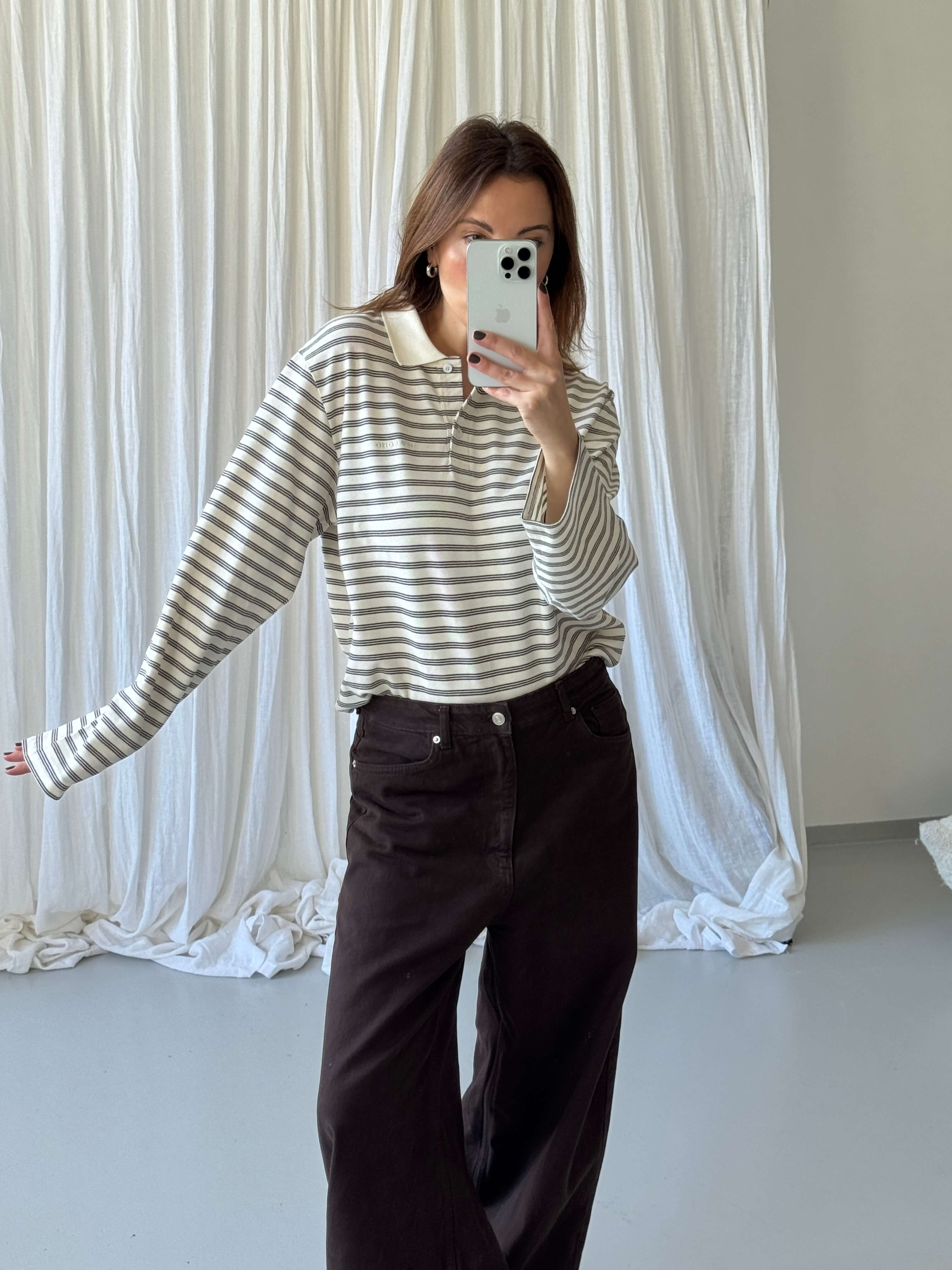 STRIPED RETRO Poloshirt