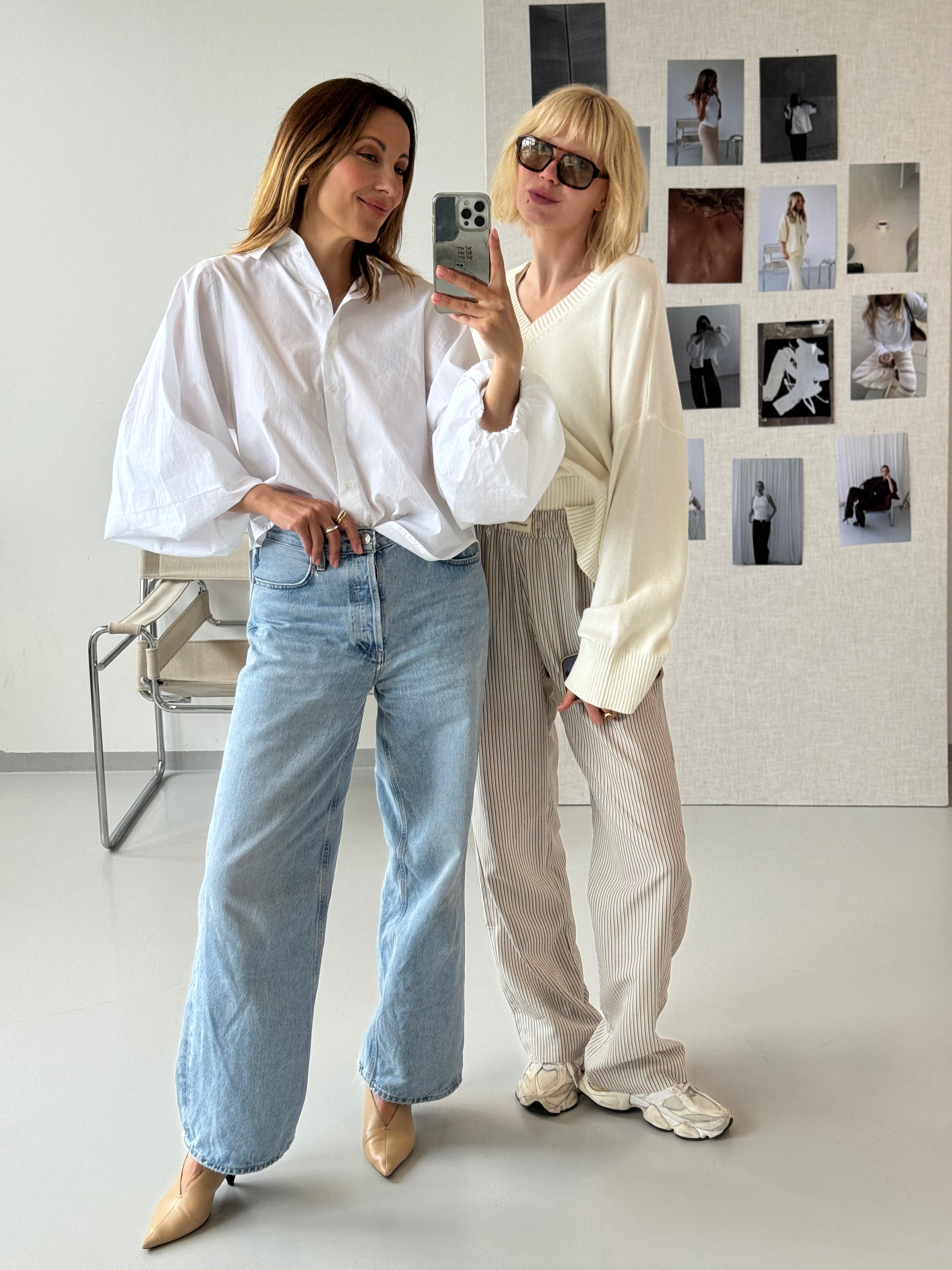 SOHO STUDIOS NOEMI VOLUME BLOUSE white