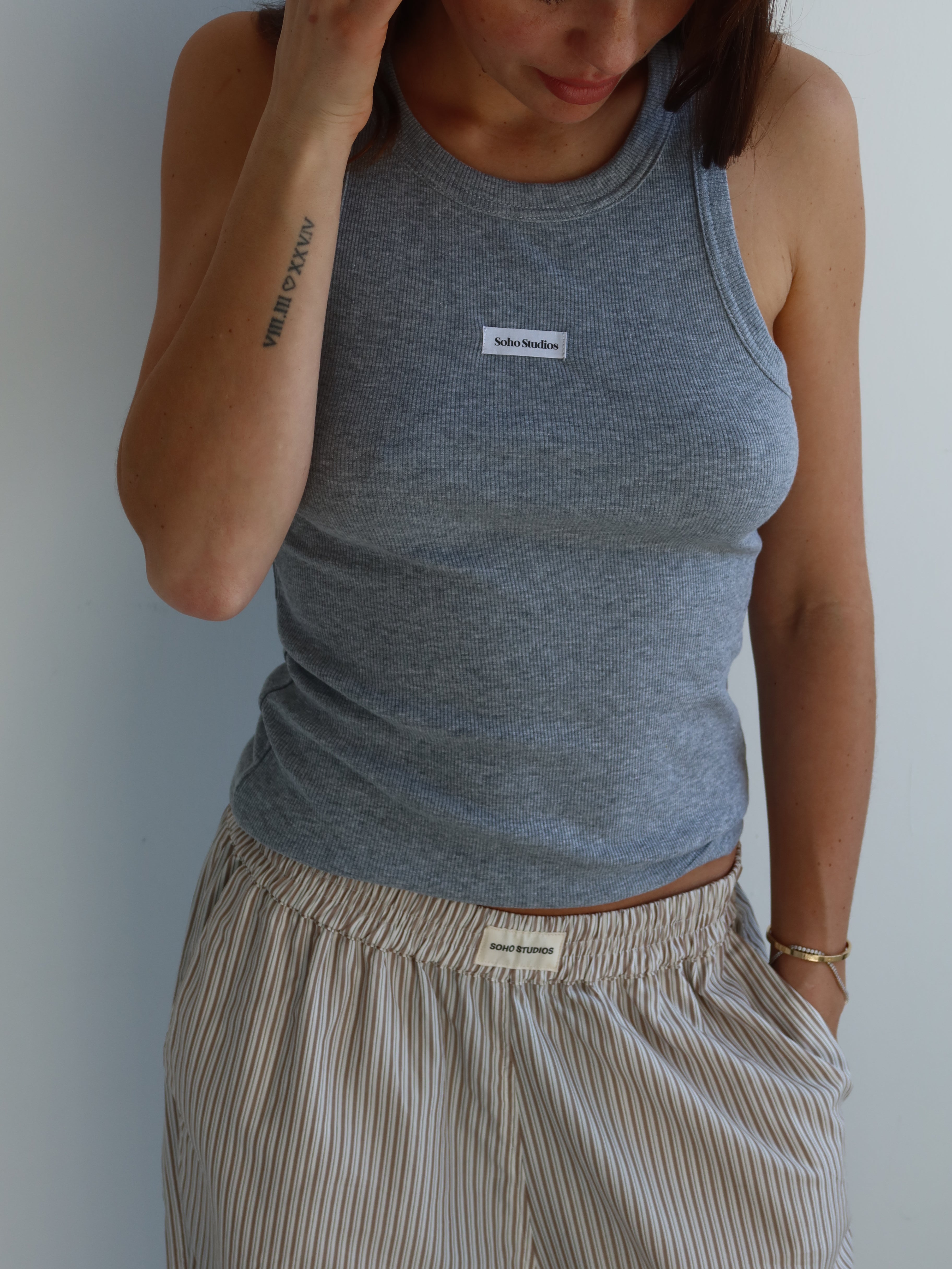 SOHO STUDIOS LIV Tank Top grey melange