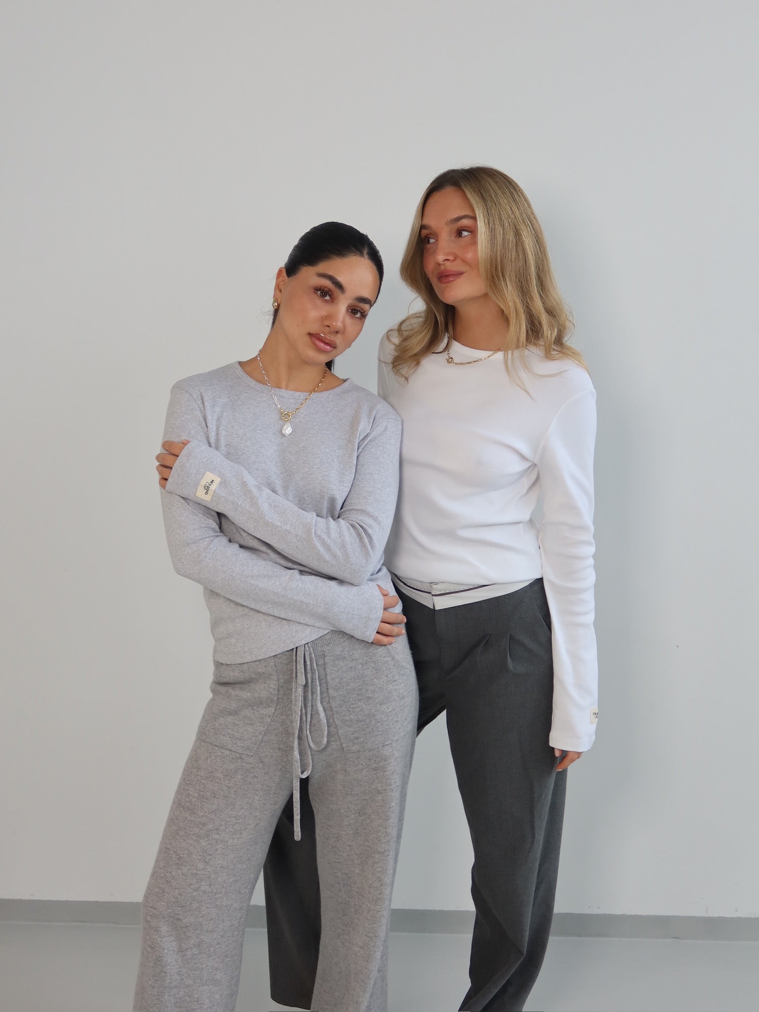 HEY SOHO RIB LONGSLEEVE light grey melange